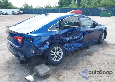 2016 Hyundai Sonata Se z USA, uszkodzony, nr VIN 5NPE24AF6GH344343